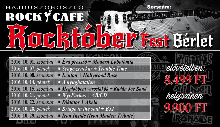 Rocktober 2016 berlet