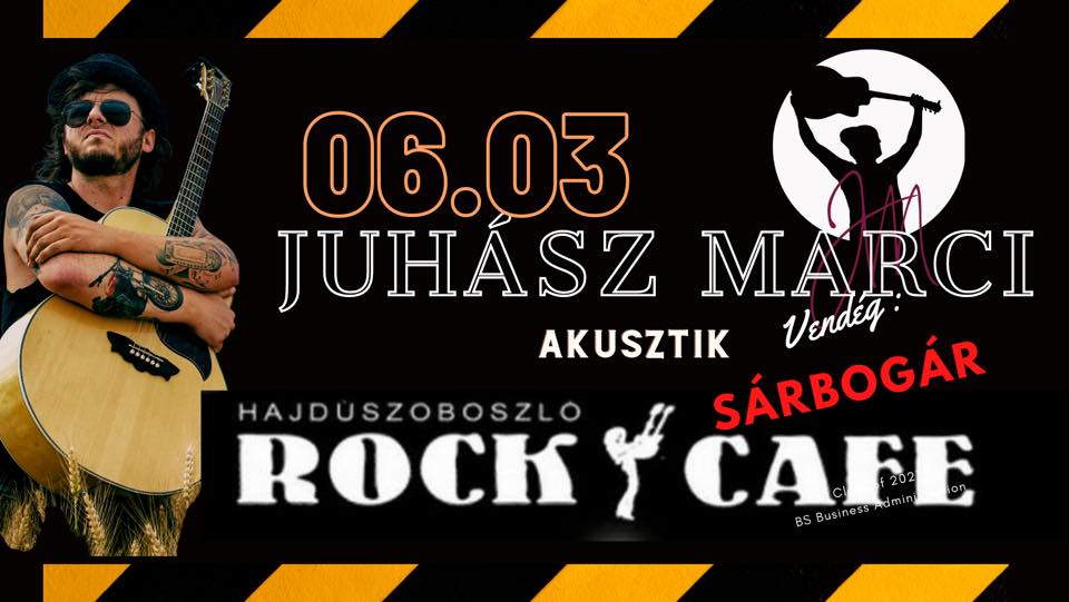 Juhász Marci Akusztik Vendég Sárbogár