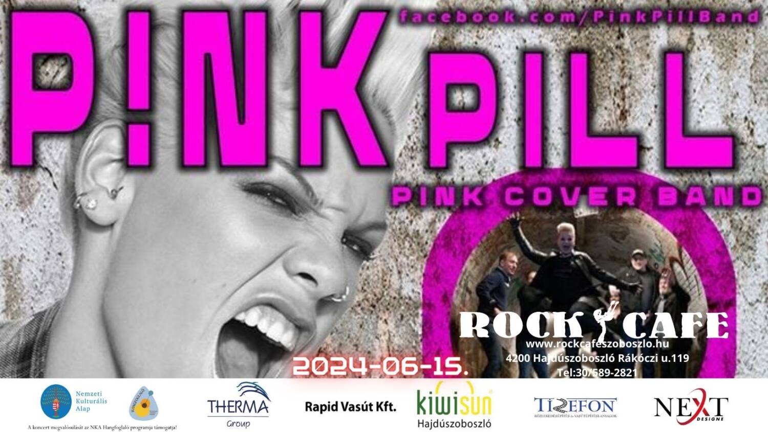 Pink Pill Akusztik Pink Tribute Koncert