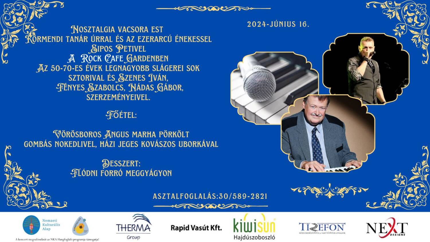 Apáink Is Ezt Dúdolják Vacsora Est Körmendi Tanár Úrral és Sipos Petivel