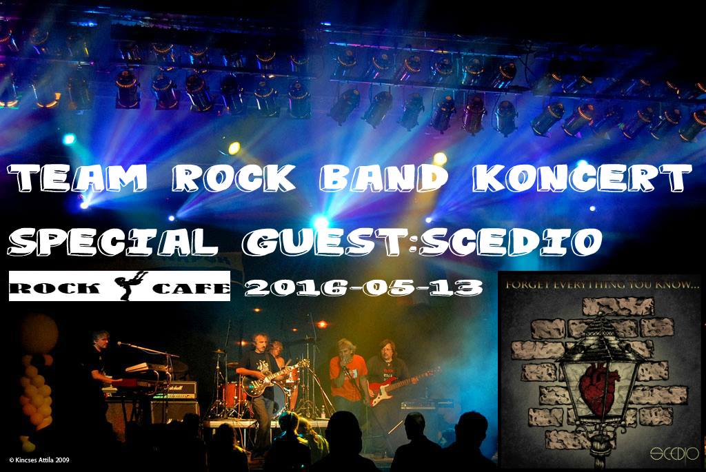 Team rock band eger scedio koncert